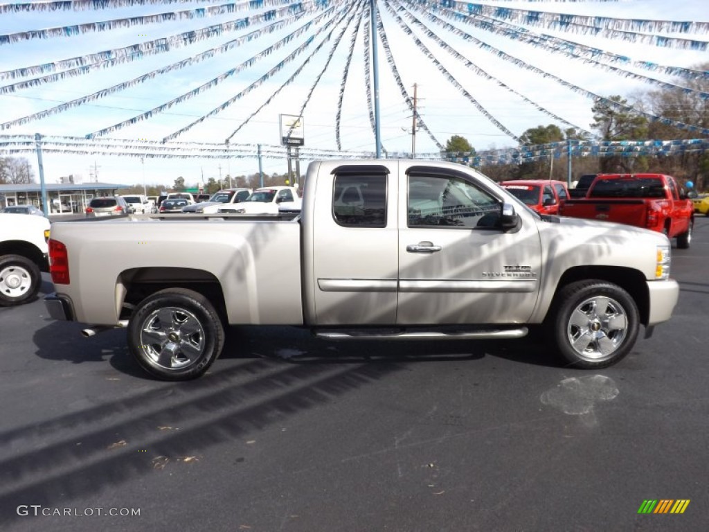 2009 Silverado 1500 LT Extended Cab - Silver Birch Metallic / Ebony photo #6