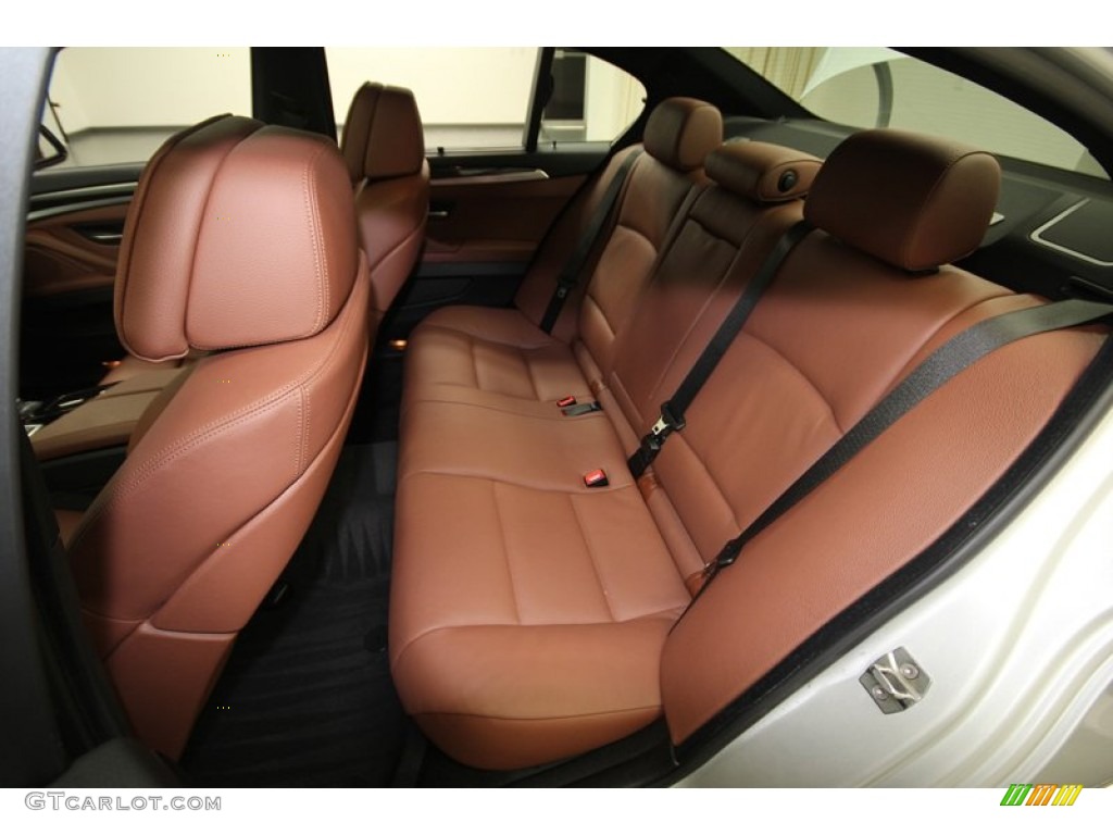 2012 BMW 5 Series 528i Sedan Rear Seat Photo #75894899