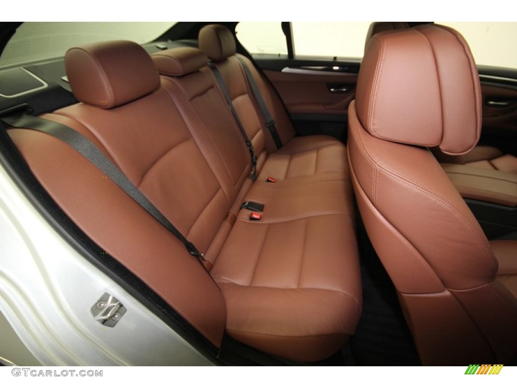 2012 BMW 5 Series 528i Sedan Rear Seat Photo #75895302