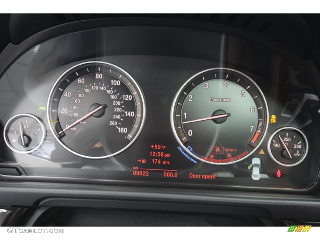 2012 BMW 5 Series 528i Sedan Gauges Photo #75895430