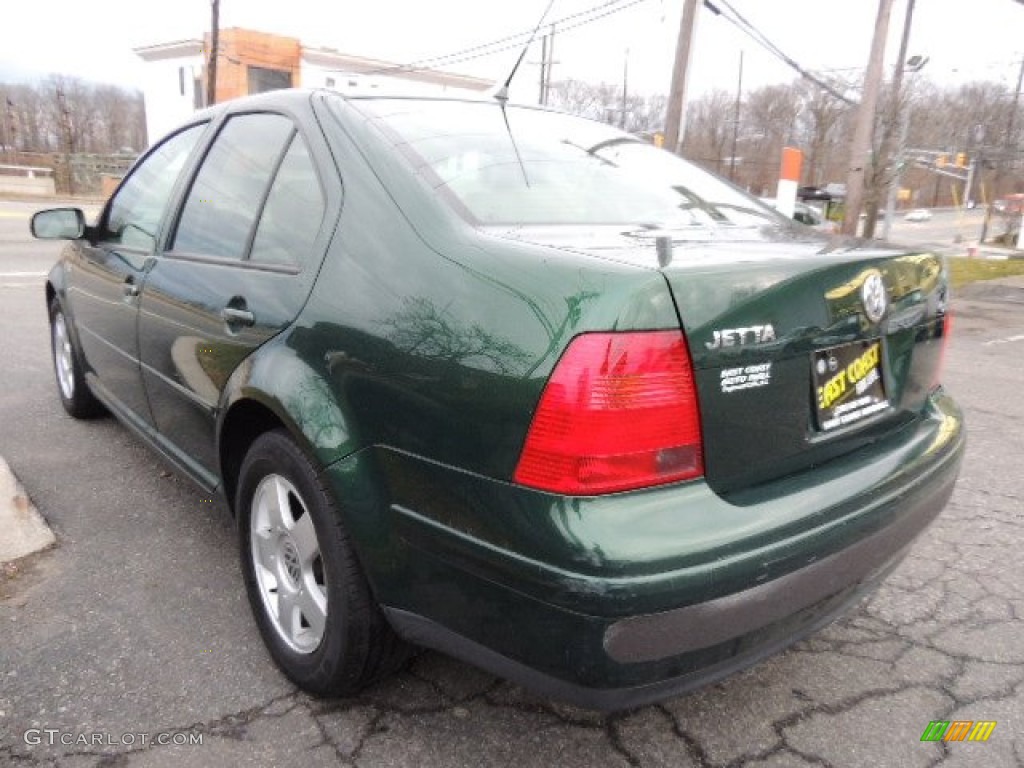 1999 Jetta GLS Sedan - Bright Green Pearl / Beige photo #7