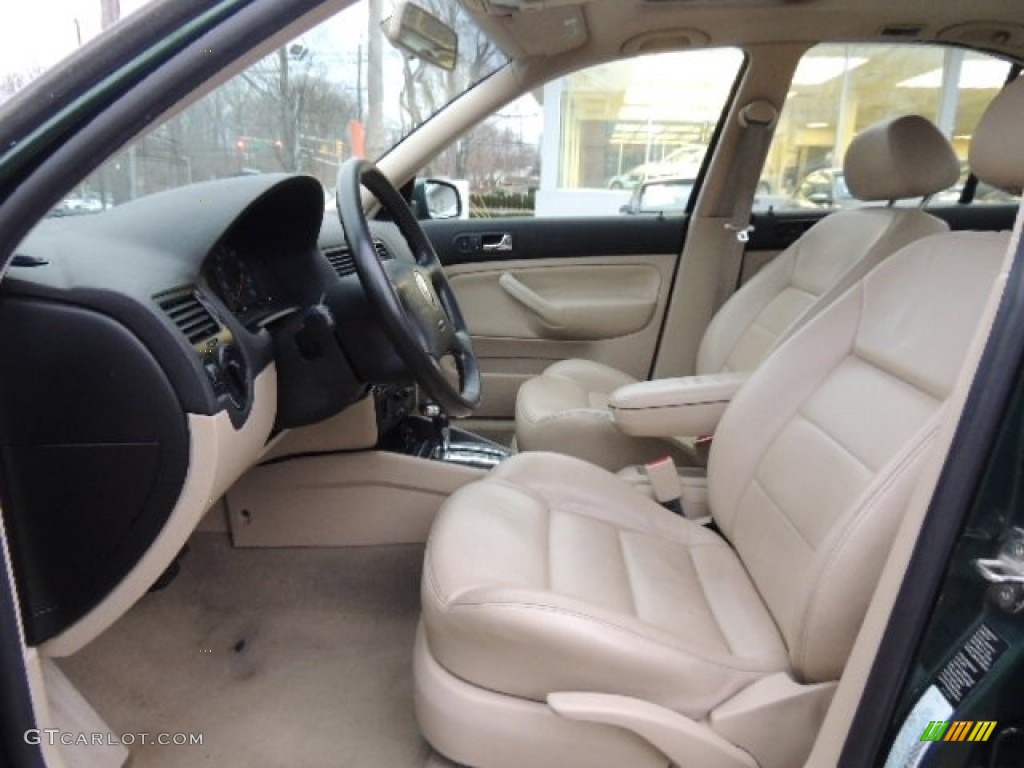 1999 Jetta GLS Sedan - Bright Green Pearl / Beige photo #13