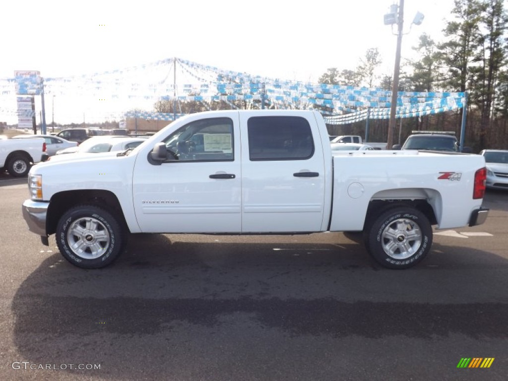 2013 Silverado 1500 LT Crew Cab 4x4 - Summit White / Ebony photo #2