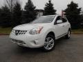 2012 Pearl White Nissan Rogue S AWD  photo #1