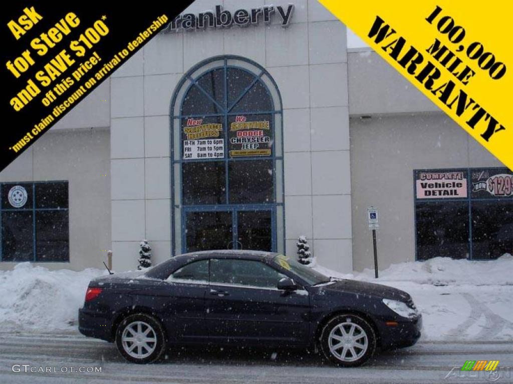 2008 Sebring Touring Convertible - Modern Blue Pearl / Dark Slate Gray/Light Slate Gray photo #1