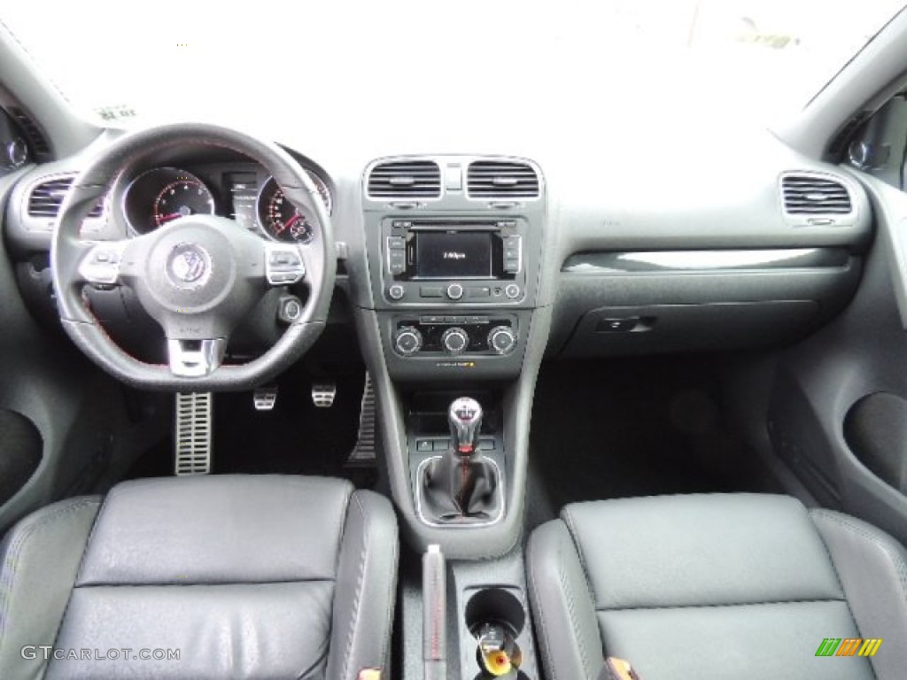 Titan Black Interior 2011 Volkswagen GTI 4 Door Photo #75897368