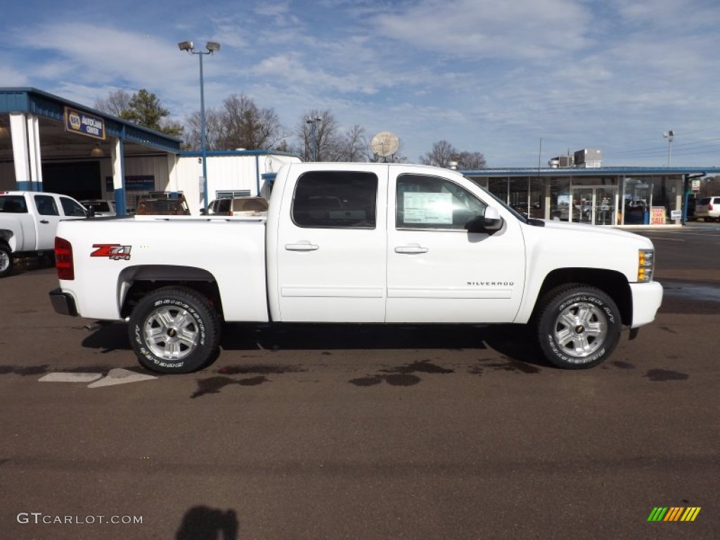 2013 Silverado 1500 LT Crew Cab 4x4 - Summit White / Ebony photo #6