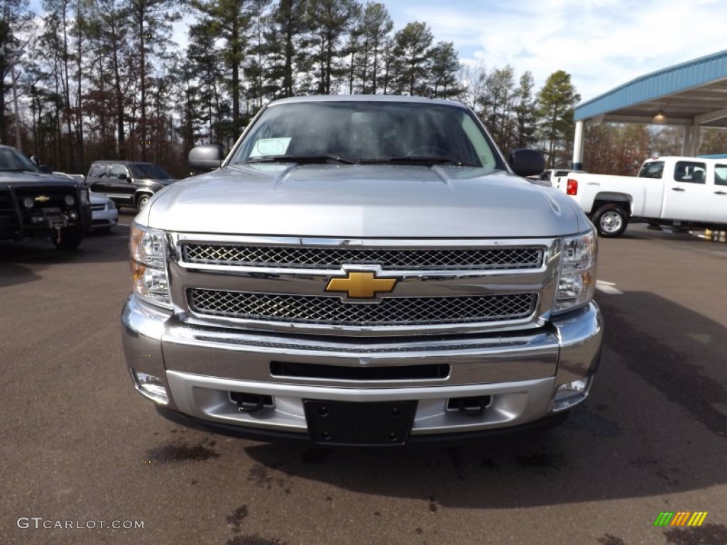 2013 Silverado 1500 LT Crew Cab 4x4 - Silver Ice Metallic / Ebony photo #8