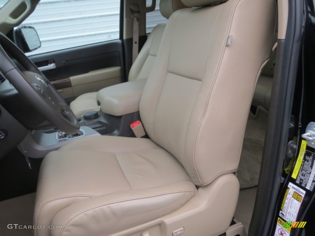 Sand Beige Interior 2010 Toyota Tundra Limited CrewMax Photo #75898844