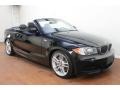 Jet Black 2009 BMW 1 Series 135i Convertible Exterior