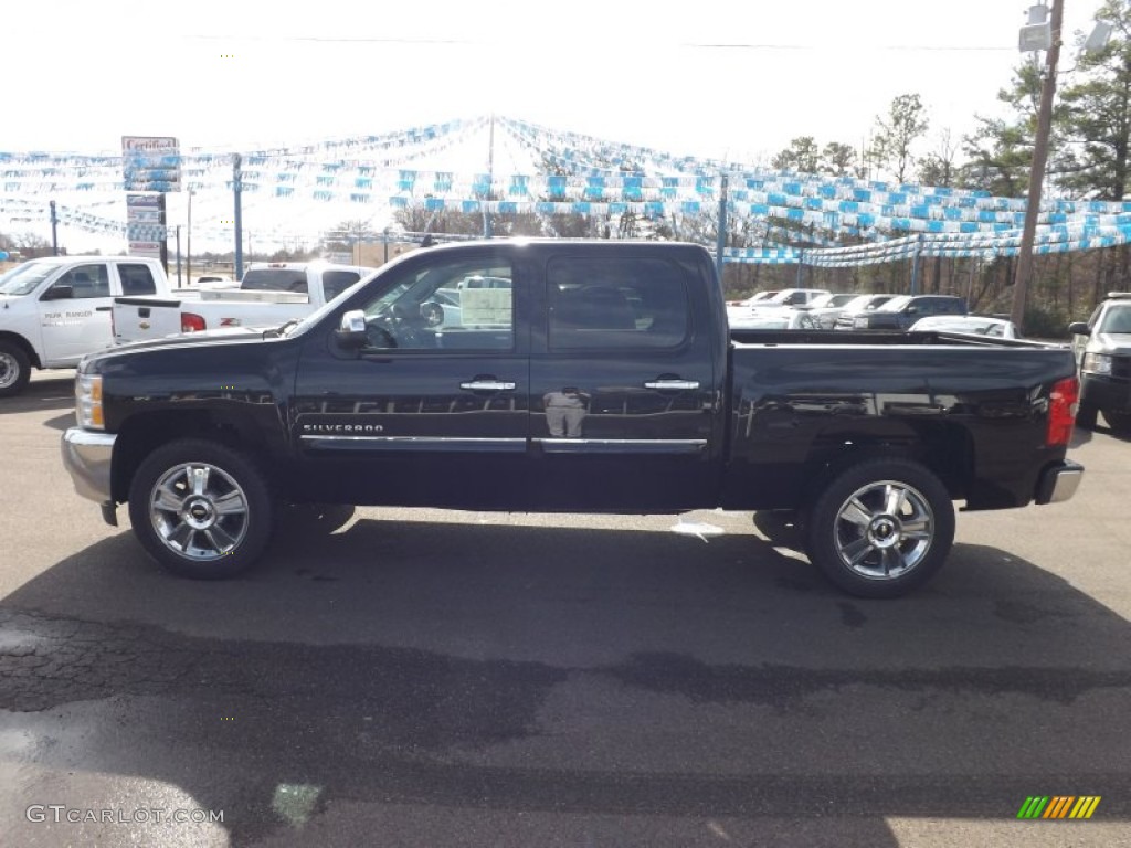 2013 Silverado 1500 LT Crew Cab - Black / Ebony photo #2