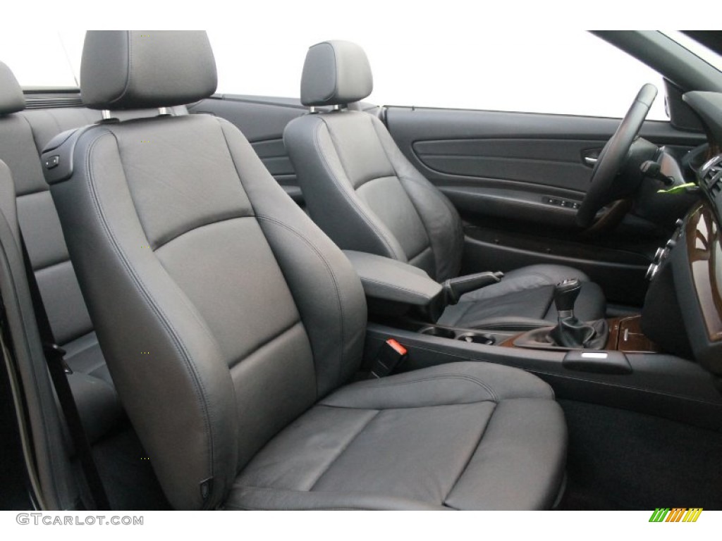 2009 BMW 1 Series 135i Convertible Front Seat Photo #75899882