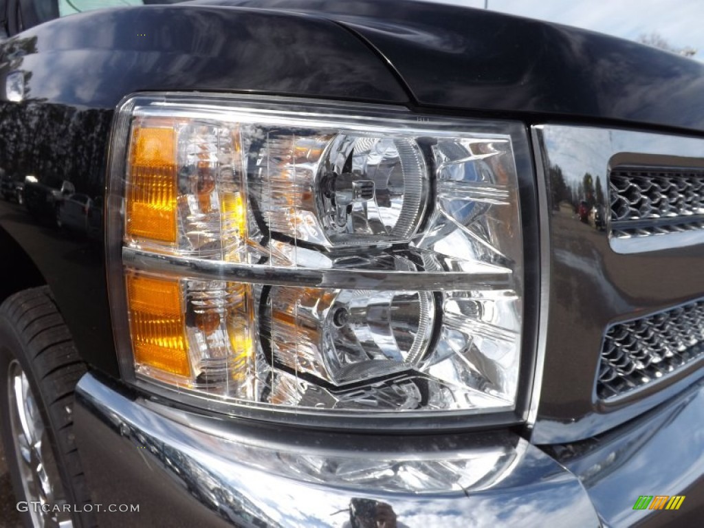 2013 Silverado 1500 LT Crew Cab - Black / Ebony photo #15