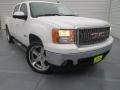 2008 Summit White GMC Sierra 1500 SLE Crew Cab  photo #1