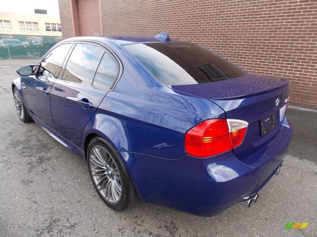 2008 M3 Sedan - Interlagos Blue Metallic / Silver Novillo Leather photo #3