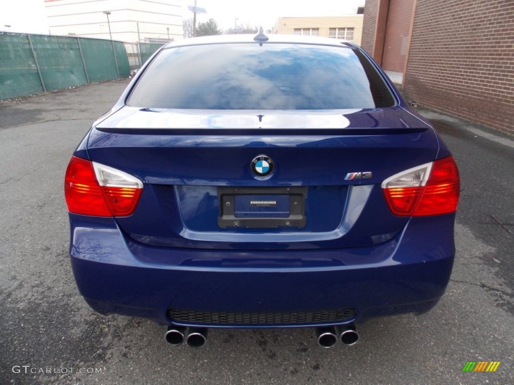 2008 M3 Sedan - Interlagos Blue Metallic / Silver Novillo Leather photo #4