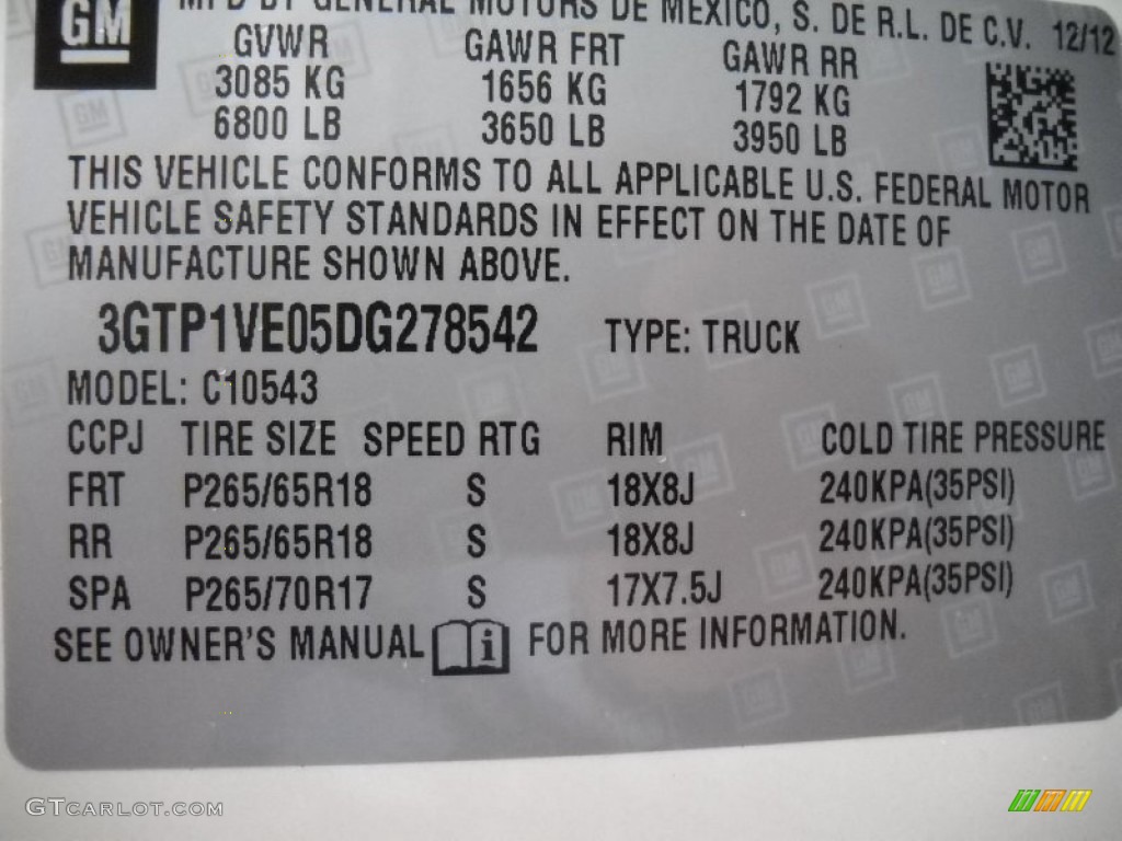 2013 Sierra 1500 SLE Crew Cab - Summit White / Very Dark Cashmere/Light Cashmere photo #15