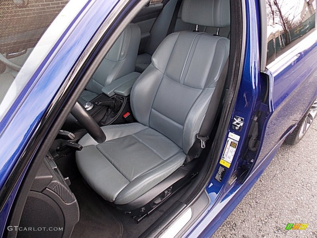 2008 M3 Sedan - Interlagos Blue Metallic / Silver Novillo Leather photo #10