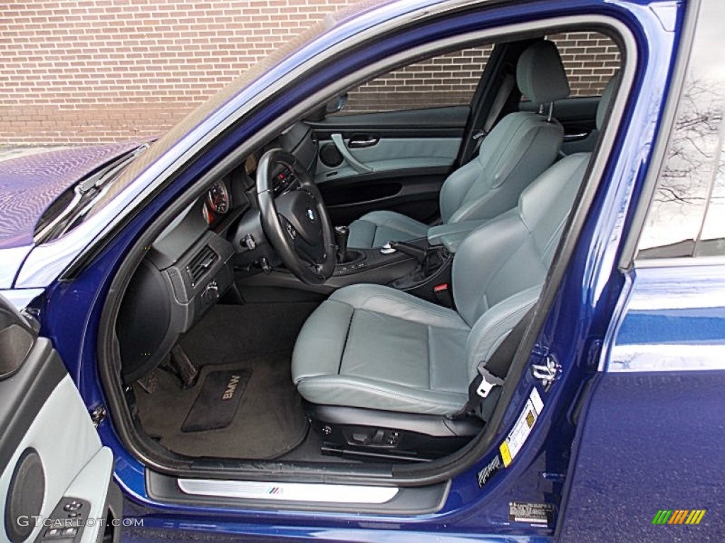2008 M3 Sedan - Interlagos Blue Metallic / Silver Novillo Leather photo #11