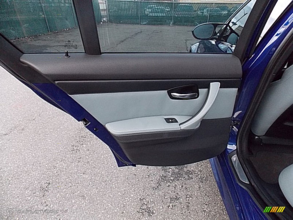 2008 M3 Sedan - Interlagos Blue Metallic / Silver Novillo Leather photo #13