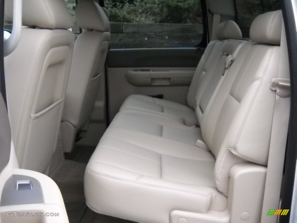 2013 Sierra 1500 SLE Crew Cab - Summit White / Very Dark Cashmere/Light Cashmere photo #11