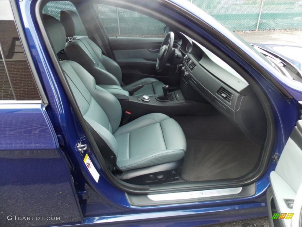 2008 M3 Sedan - Interlagos Blue Metallic / Silver Novillo Leather photo #17