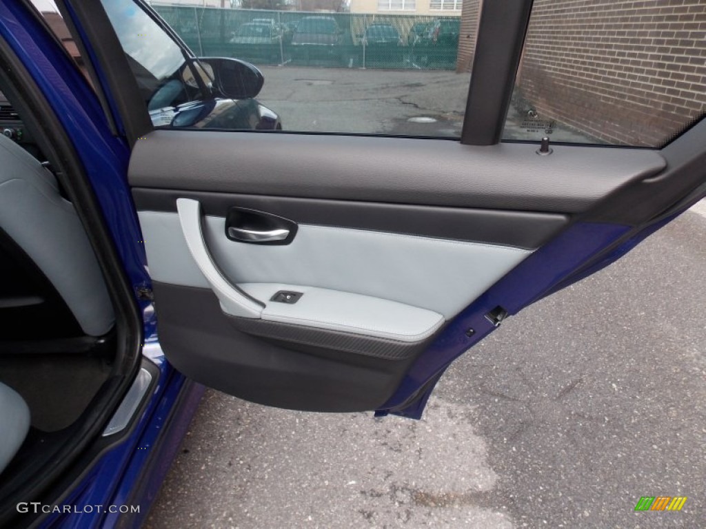 2008 M3 Sedan - Interlagos Blue Metallic / Silver Novillo Leather photo #18