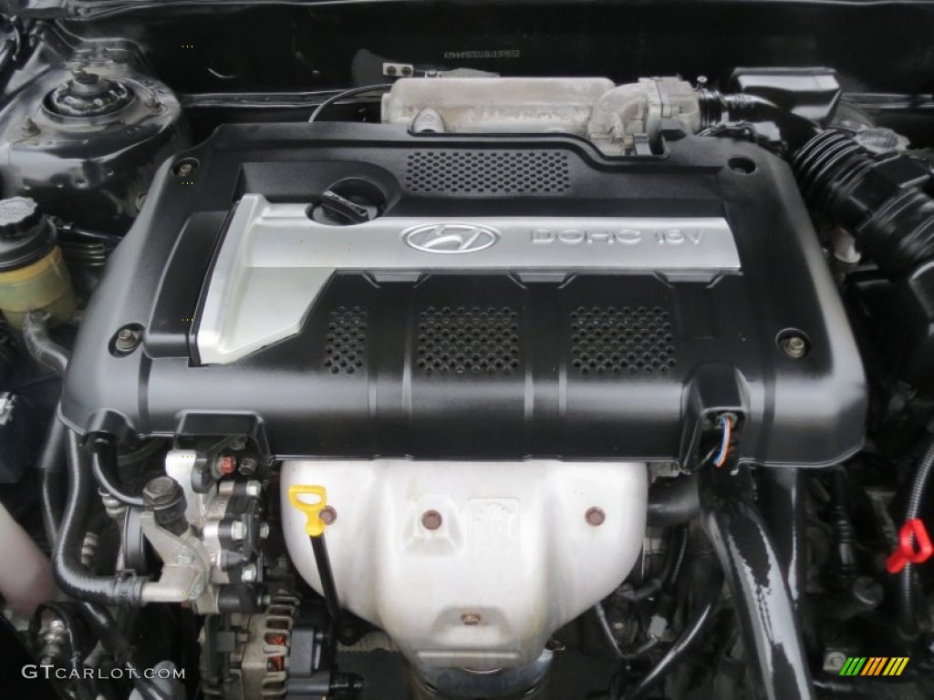 2006 Tiburon GS - Obsidian Black / Black photo #20