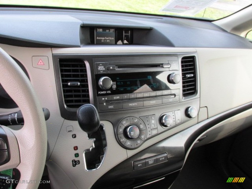 2011 Sienna LE - Salsa Red Pearl / Bisque photo #12