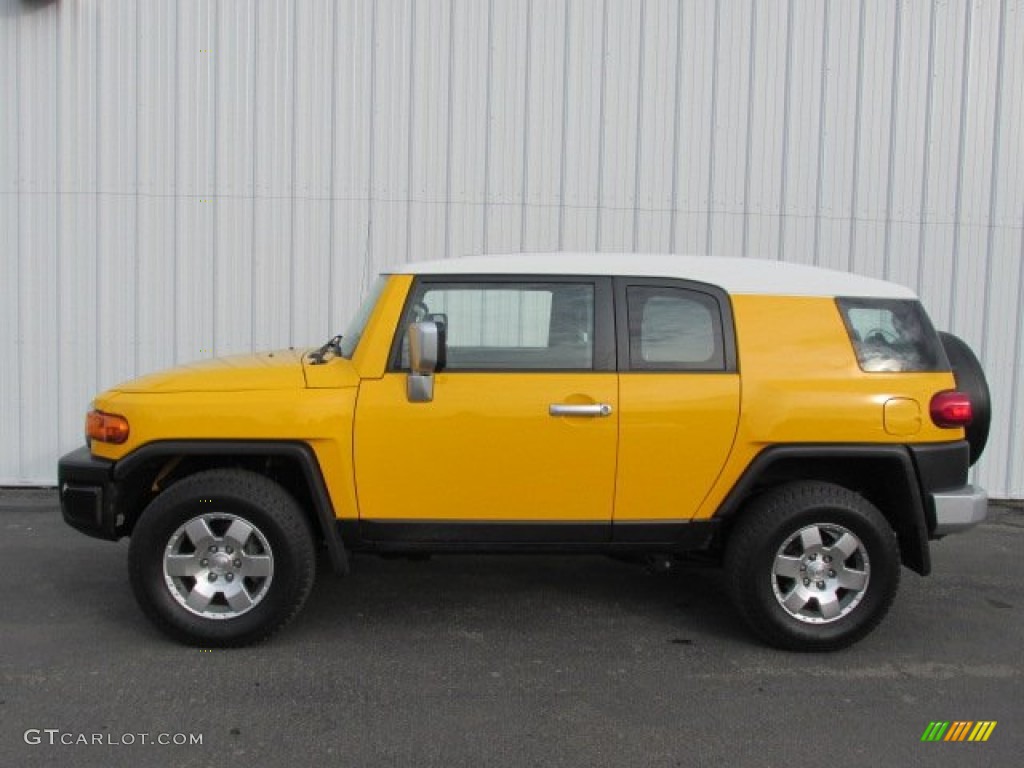 Sun Fusion Yellow 2008 Toyota FJ Cruiser 4WD Exterior Photo #75901805