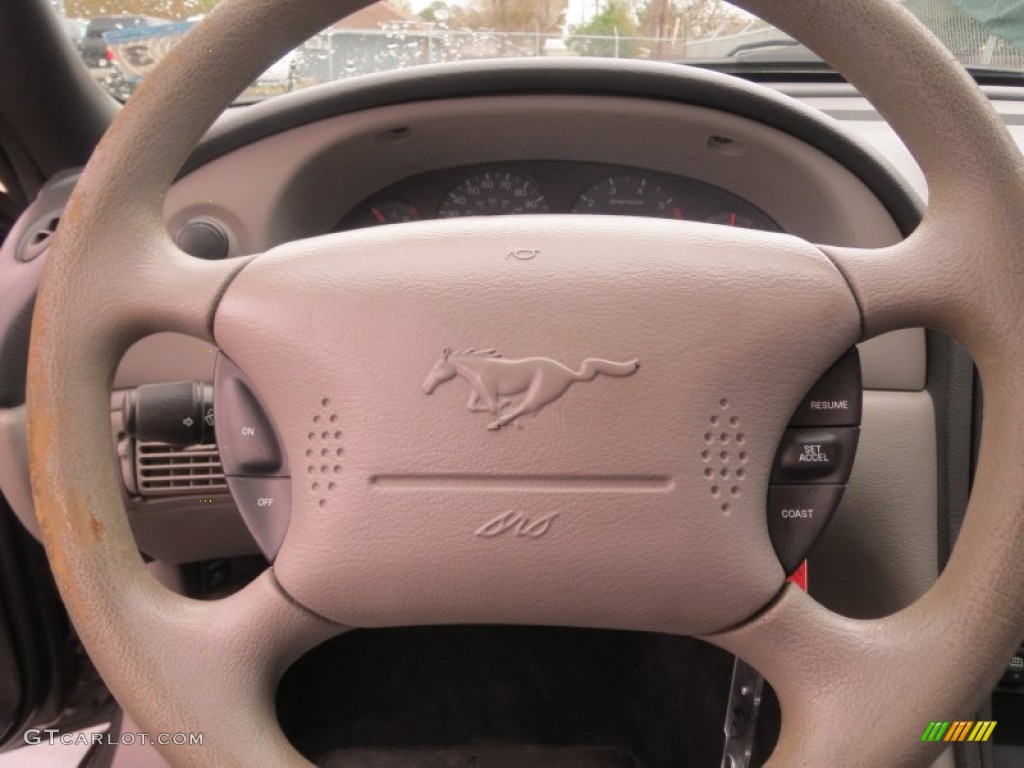2003 Mustang V6 Coupe - Dark Shadow Grey Metallic / Medium Graphite photo #33