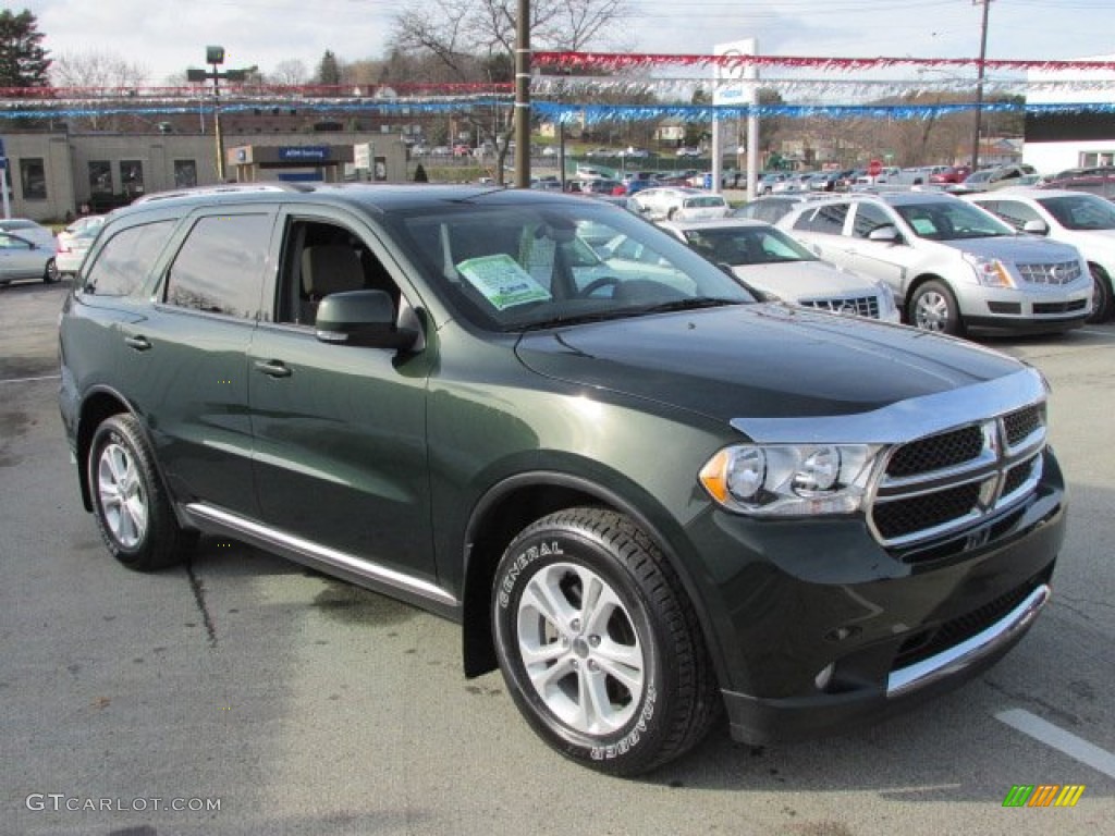 Natural Green Pearl 2011 Dodge Durango Crew 4x4 Exterior Photo #75902441