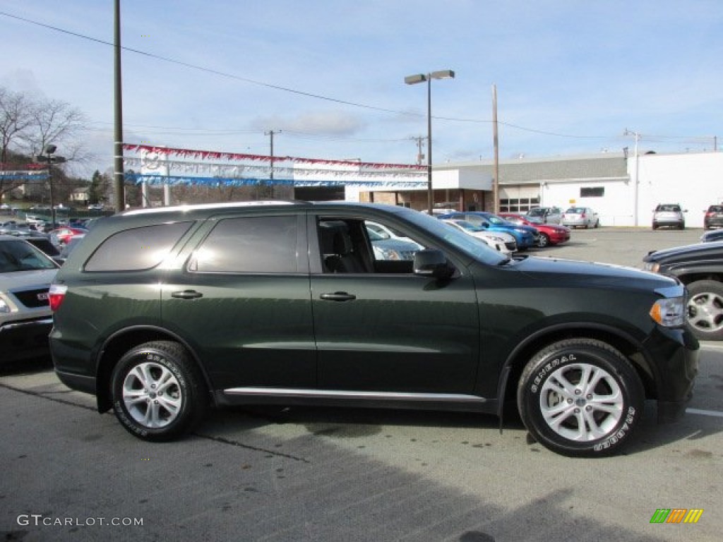 Natural Green Pearl 2011 Dodge Durango Crew 4x4 Exterior Photo #75902455