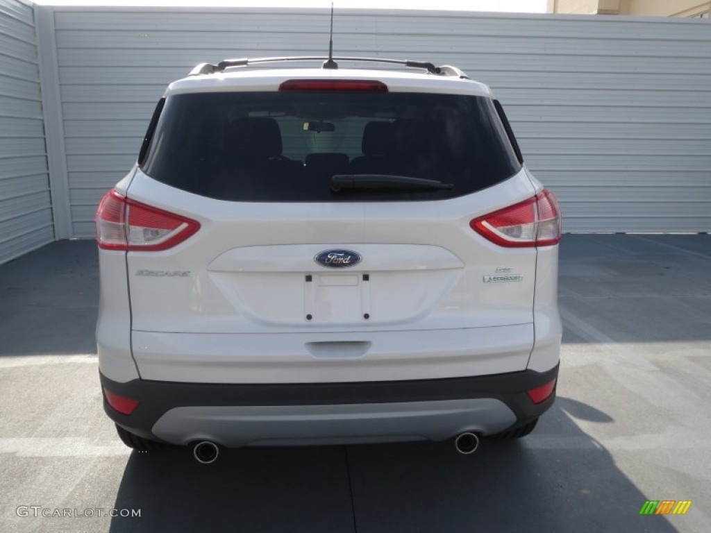 2013 Escape SE 1.6L EcoBoost - White Platinum Metallic Tri-Coat / Charcoal Black photo #2