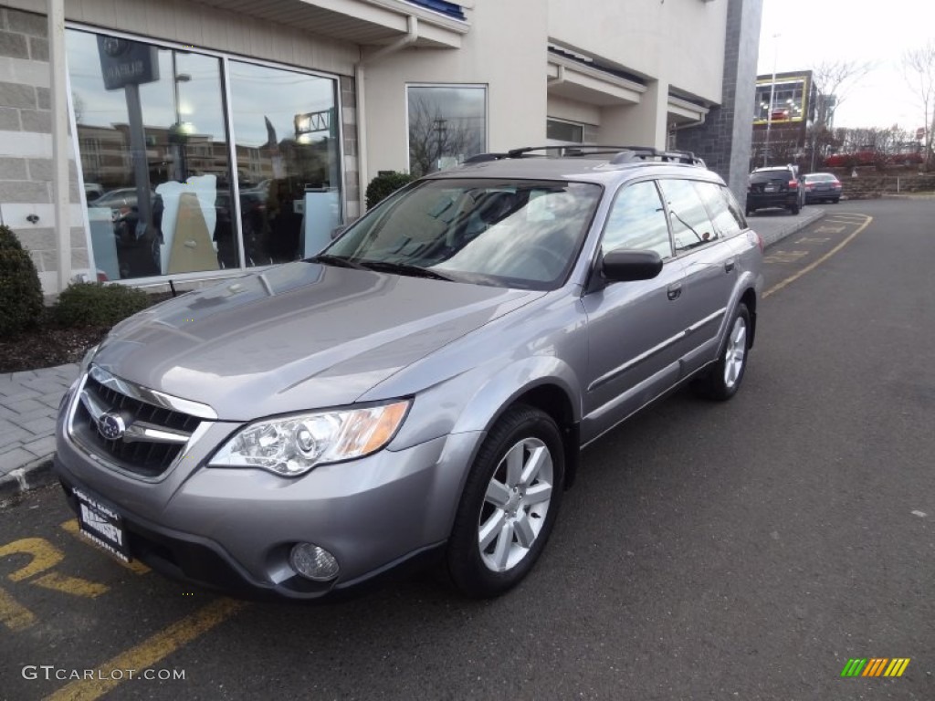 2009 Outback 2.5i Special Edition Wagon - Quartz Silver Metallic / Off Black photo #1