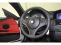Coral Red/Black Dakota Leather Steering Wheel Photo for 2009 BMW 3 Series #75903599