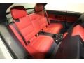 Coral Red/Black Dakota Leather Rear Seat Photo for 2009 BMW 3 Series #75903629