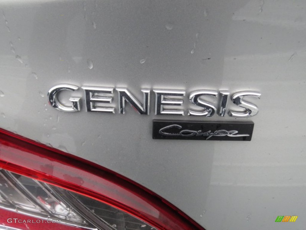 2013 Genesis Coupe 2.0T Premium - Platinum Metallic / Gray Leather/Gray Cloth photo #13