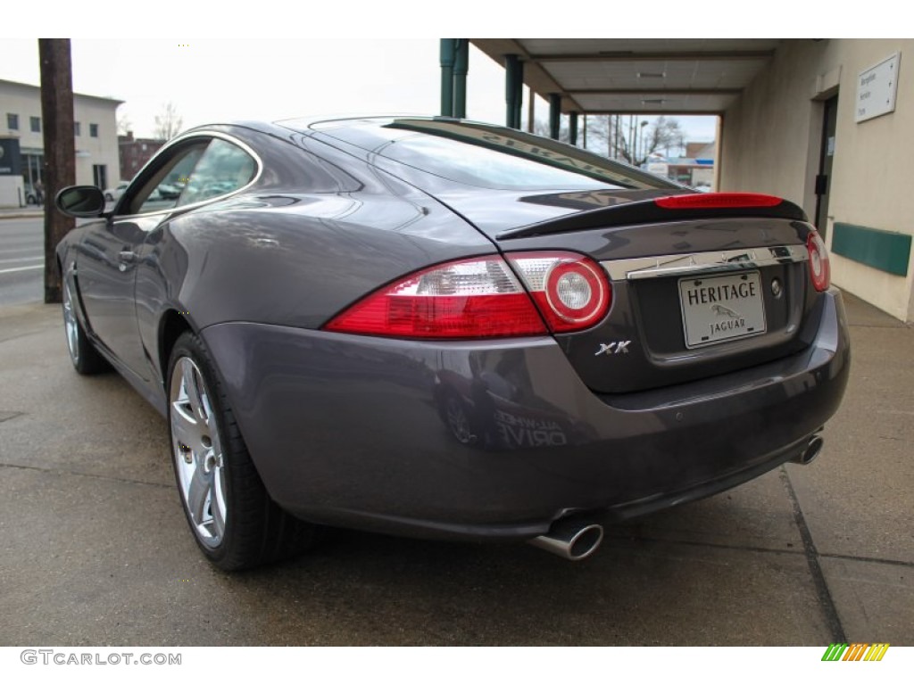 2008 XK XK8 Coupe - Pearl Grey Metallic / Ivory/Slate photo #4