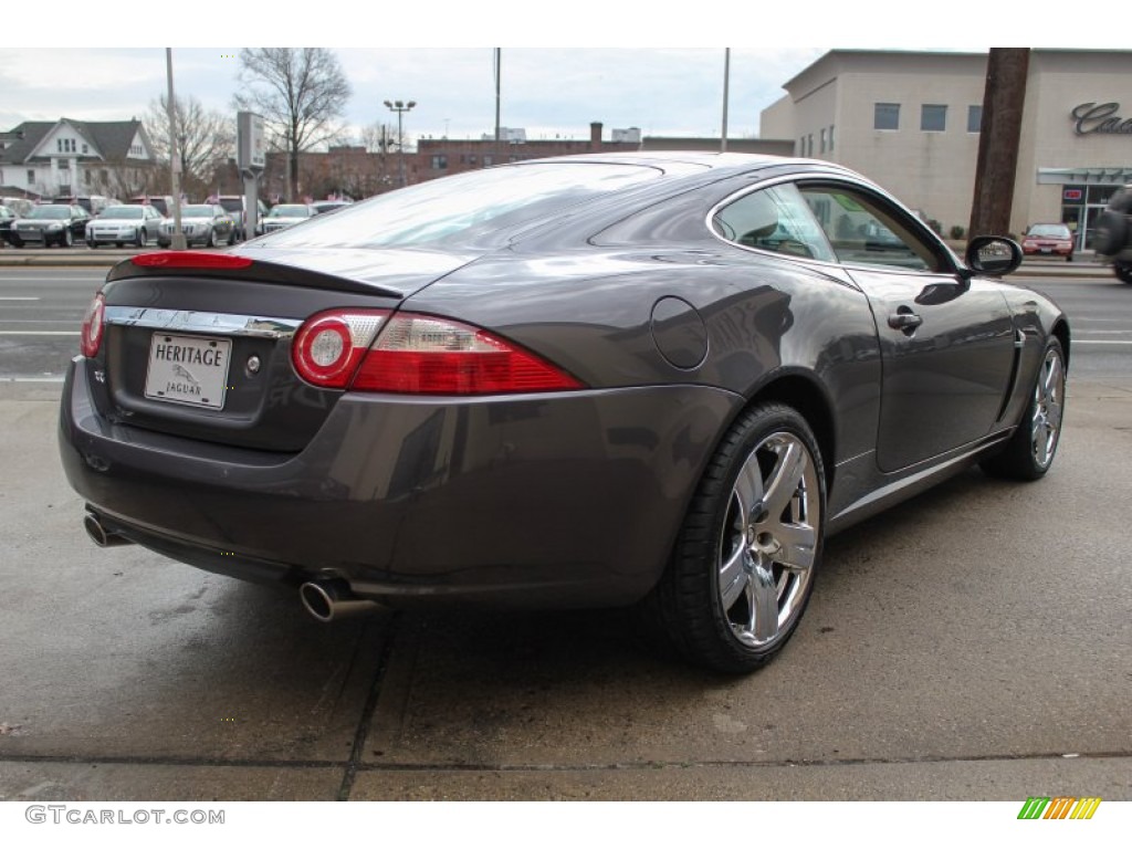 2008 XK XK8 Coupe - Pearl Grey Metallic / Ivory/Slate photo #6