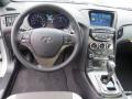Gray Leather/Gray Cloth 2013 Hyundai Genesis Coupe 2.0T Premium Dashboard