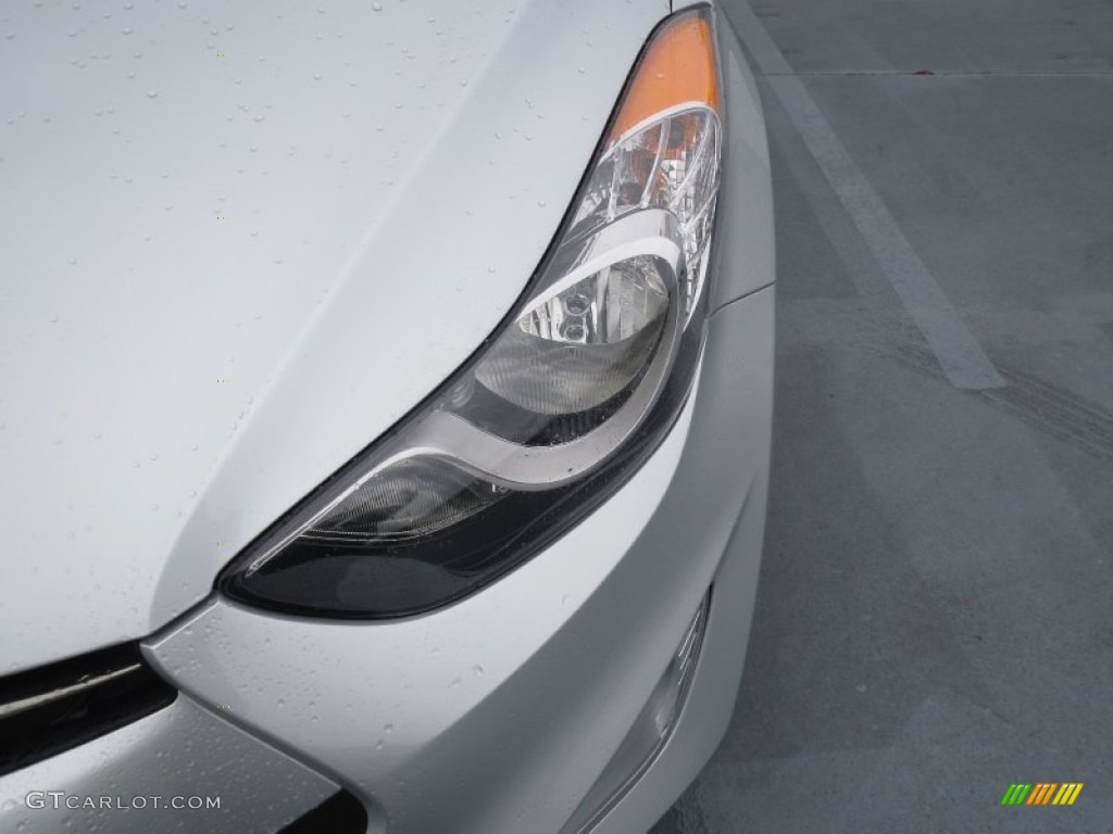 2013 Elantra Coupe GS - Shimmering Air Silver / Gray photo #8