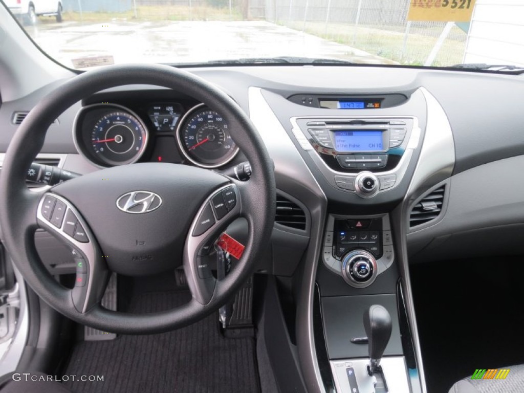 2013 Elantra Coupe GS - Shimmering Air Silver / Gray photo #21