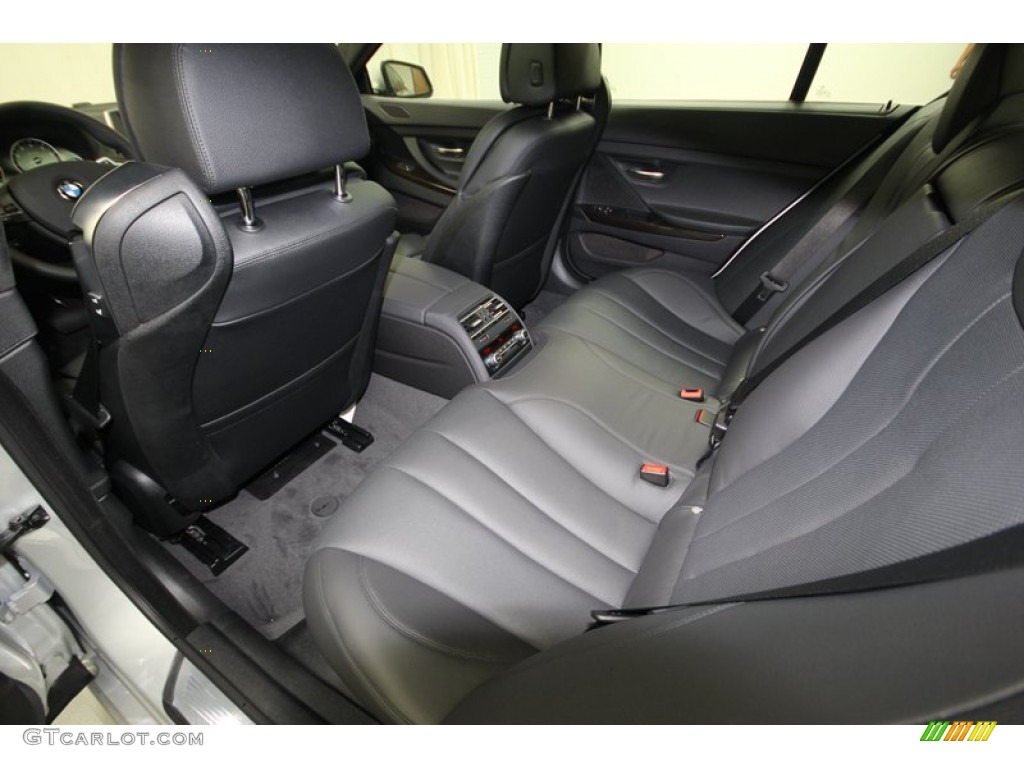 2013 BMW 6 Series 640i Gran Coupe Rear Seat Photo #75905705
