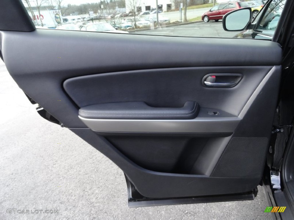 2011 Mazda CX-9 Grand Touring AWD Black Door Panel Photo #75905728