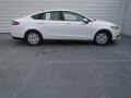 2013 Oxford White Ford Fusion S  photo #2