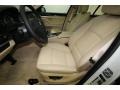 Venetian Beige Front Seat Photo for 2013 BMW 5 Series #75905823