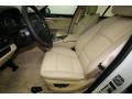 Venetian Beige 2013 BMW 5 Series 528i Sedan Interior Color