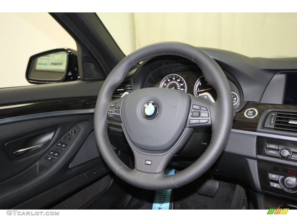 2013 5 Series 550i Sedan - Jet Black / Black photo #29