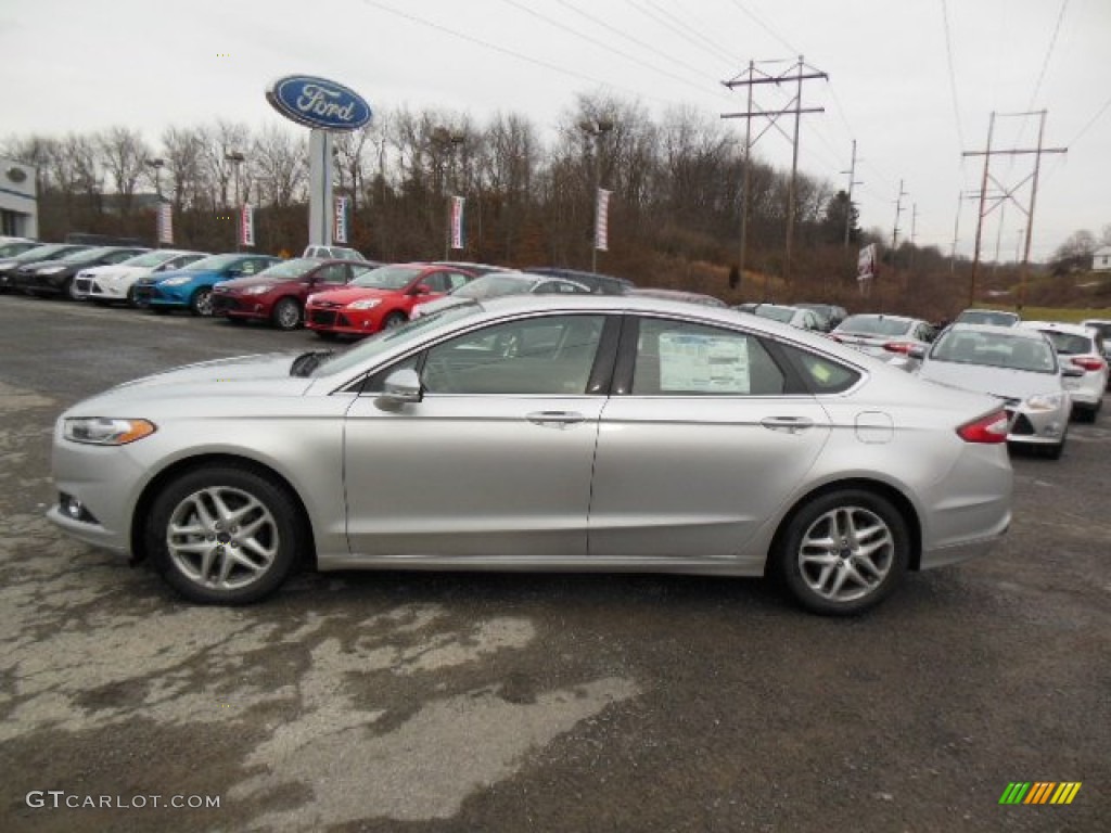 2013 Fusion SE 1.6 EcoBoost - Ingot Silver Metallic / Charcoal Black photo #5